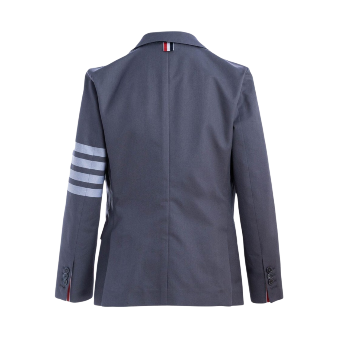 (W) 톰브라운 코튼 트윌 엔지니어드 사선 언컨스트럭티드 클래식 자켓 미디움 그레이((W) Thom Browne Cotton Twill Engineered 4-Bar Unconstructed Classic Jacket Medium Grey) - 2