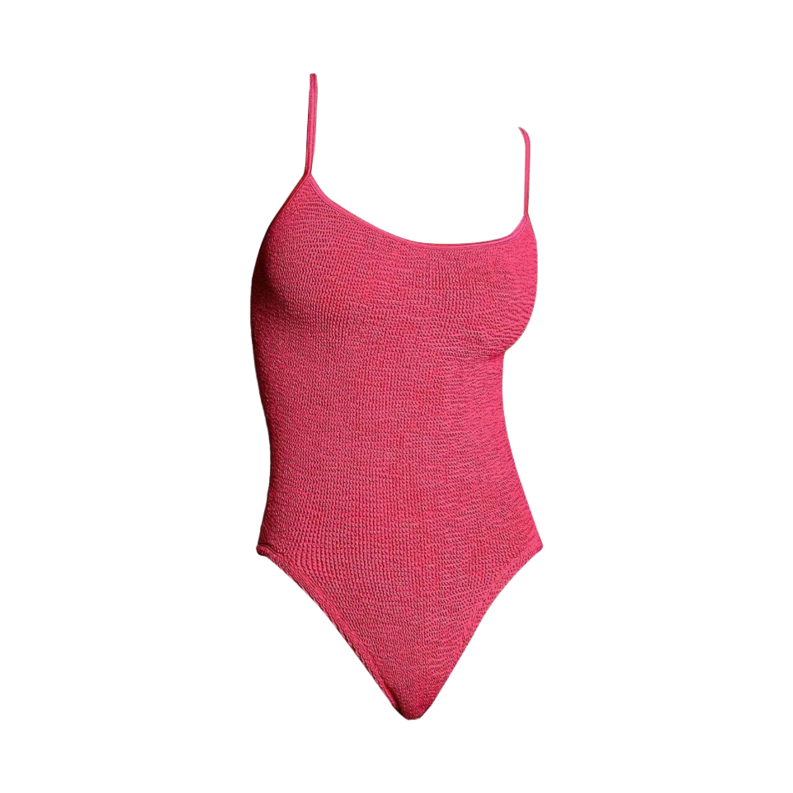 (W) 훈자 지 파멜라 스윔수트 푸시아((W) Hunza G Pamela Swimsuit Fuchsia)