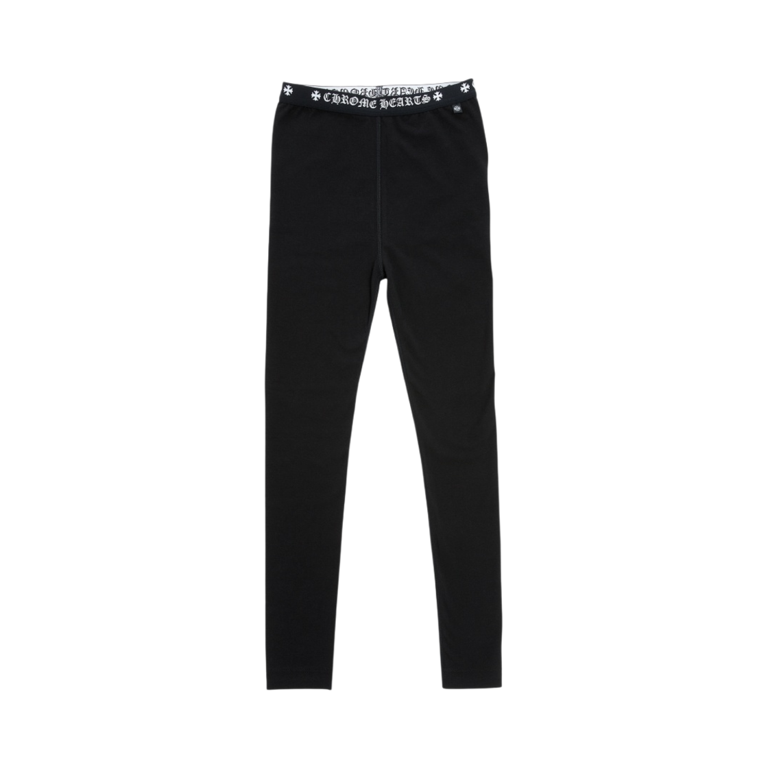 크롬하츠 자카드 코튼 레깅스 블랙(Chrome Hearts Cotton Leggings with Jacquard Black) - 1