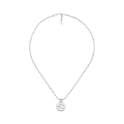 Gucci Interlocking G Pendant Necklace Silver