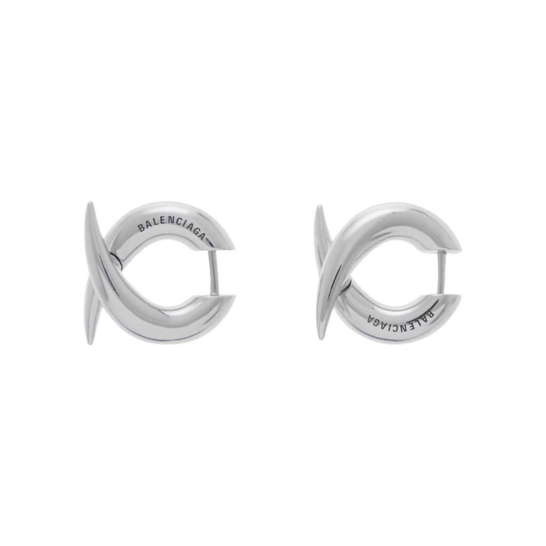 발렌시아가 포스 혼 XS 이어링 실버(Balenciaga Force Horn Xs Earrings Silver) - 2
