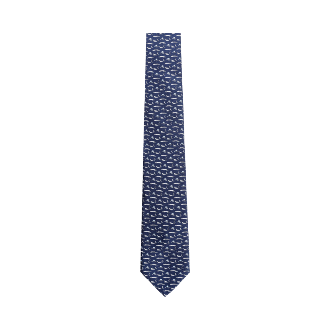 350964-771074 Ferragamo Gancini Tie Navy