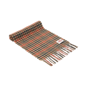 Danton Wool Cashmere Muffler Brown Check