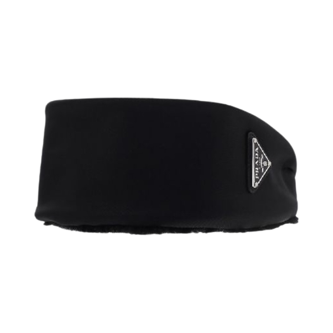 (W) 프라다 리나일론 헤드밴드 블랙((W) Prada Re-Nylon Headband Black) - 1