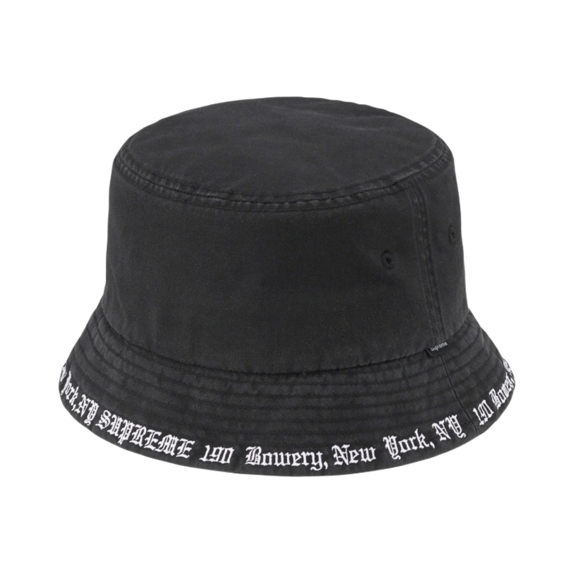 슈프림 자수 브림 크러셔 블랙 - 23SS(Supreme Embroidered Brim Crusher Black - 23SS) - 2