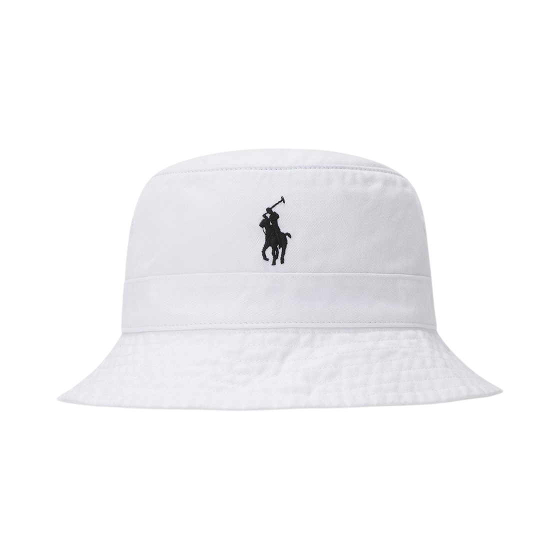 폴로 랄프 로렌 코튼 버킷 햇 화이트(Polo Ralph Lauren Cotton Bucket Hat White) - 1