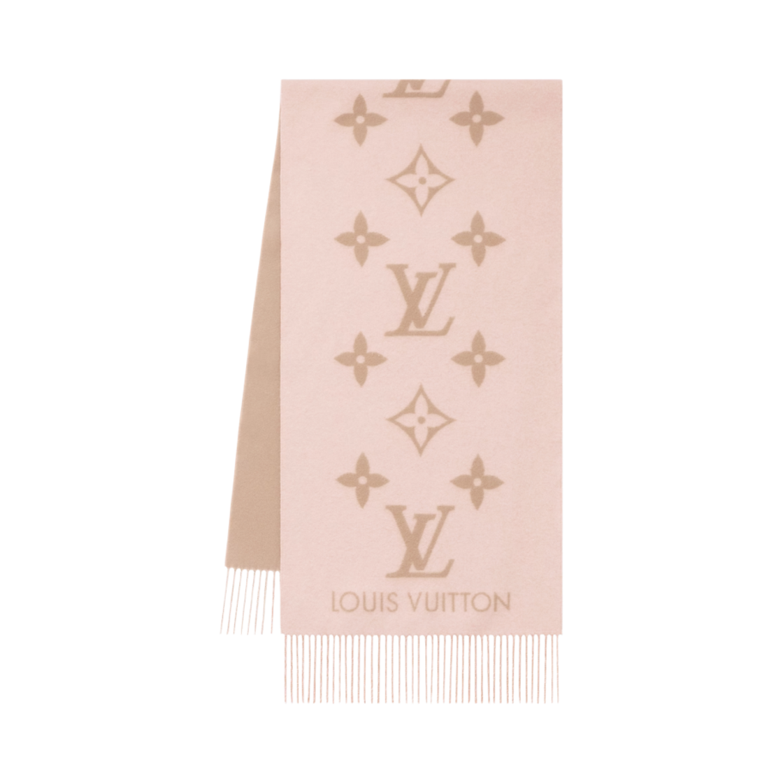 M78908 (W) Louis Vuitton Reykjavik Muffler Beige Rose