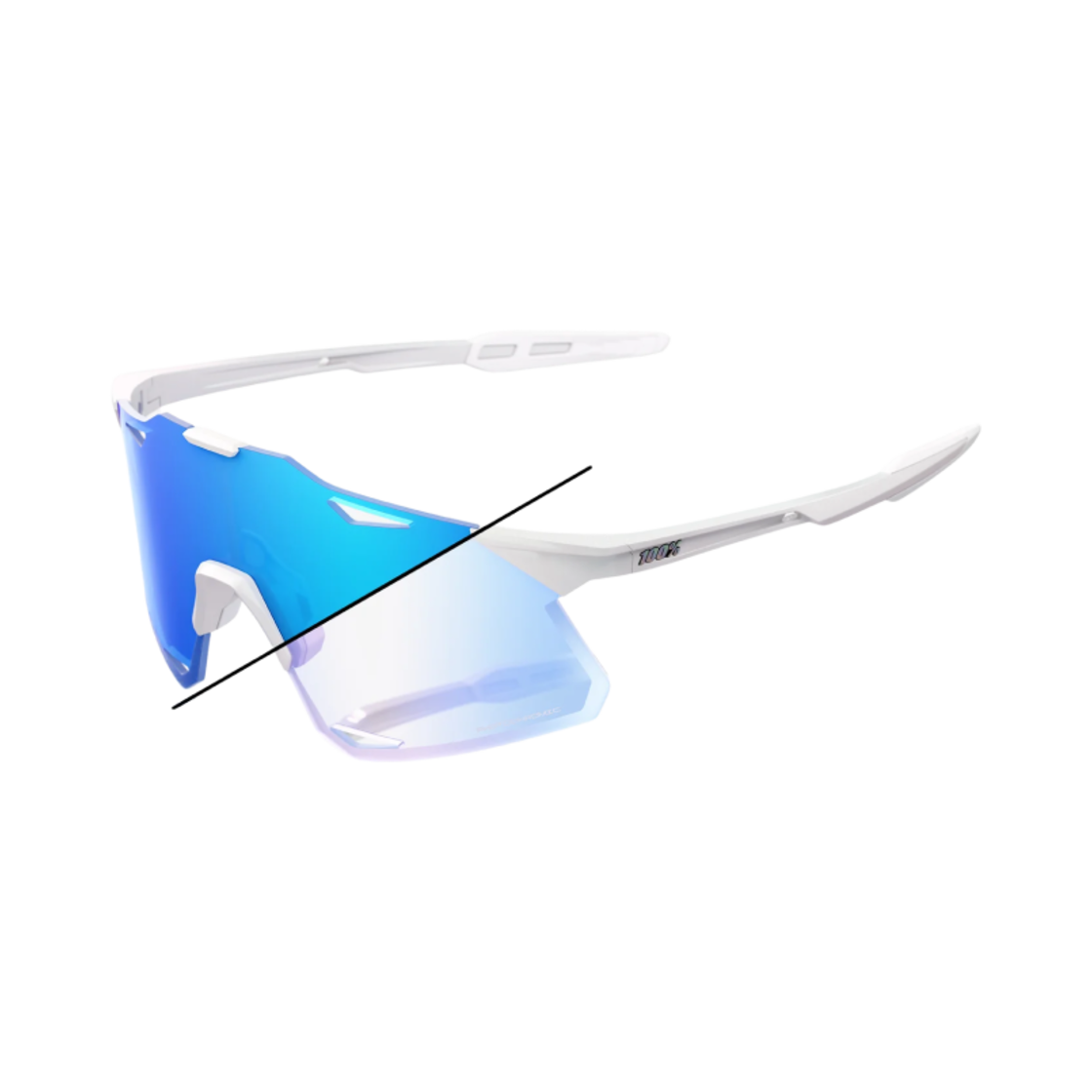 100퍼센트 하이퍼크래프트 LE 바스티유 블루 미러 포토크로믹 렌즈(100% Hypercraft LE Bastille Blue Mirror Photochromic Lens) - 2