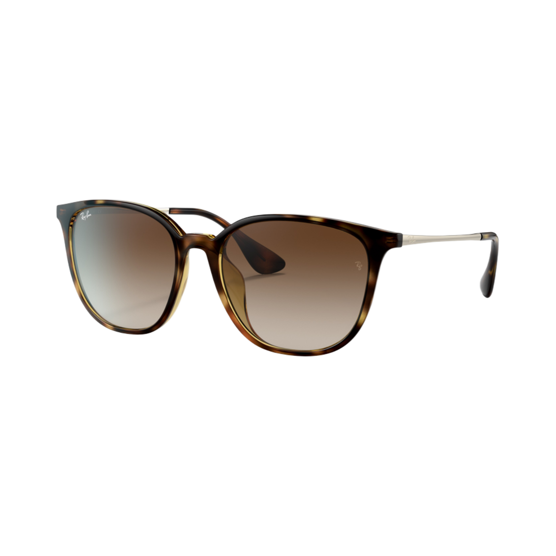 레이밴 RB4348D 폴리쉬드 하바나 프레임 브라운 그라디언트 렌즈 로우 브릿지 핏(Ray-Ban RB4348D Polished Havana Frame Brown Gradient Lenses Low Bridge Fit) - 1
