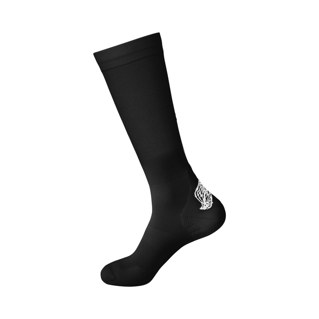 리투 블랙 윙 러닝 니 삭스 블랙(LI2 Black Wing Running Knee Socks Black)