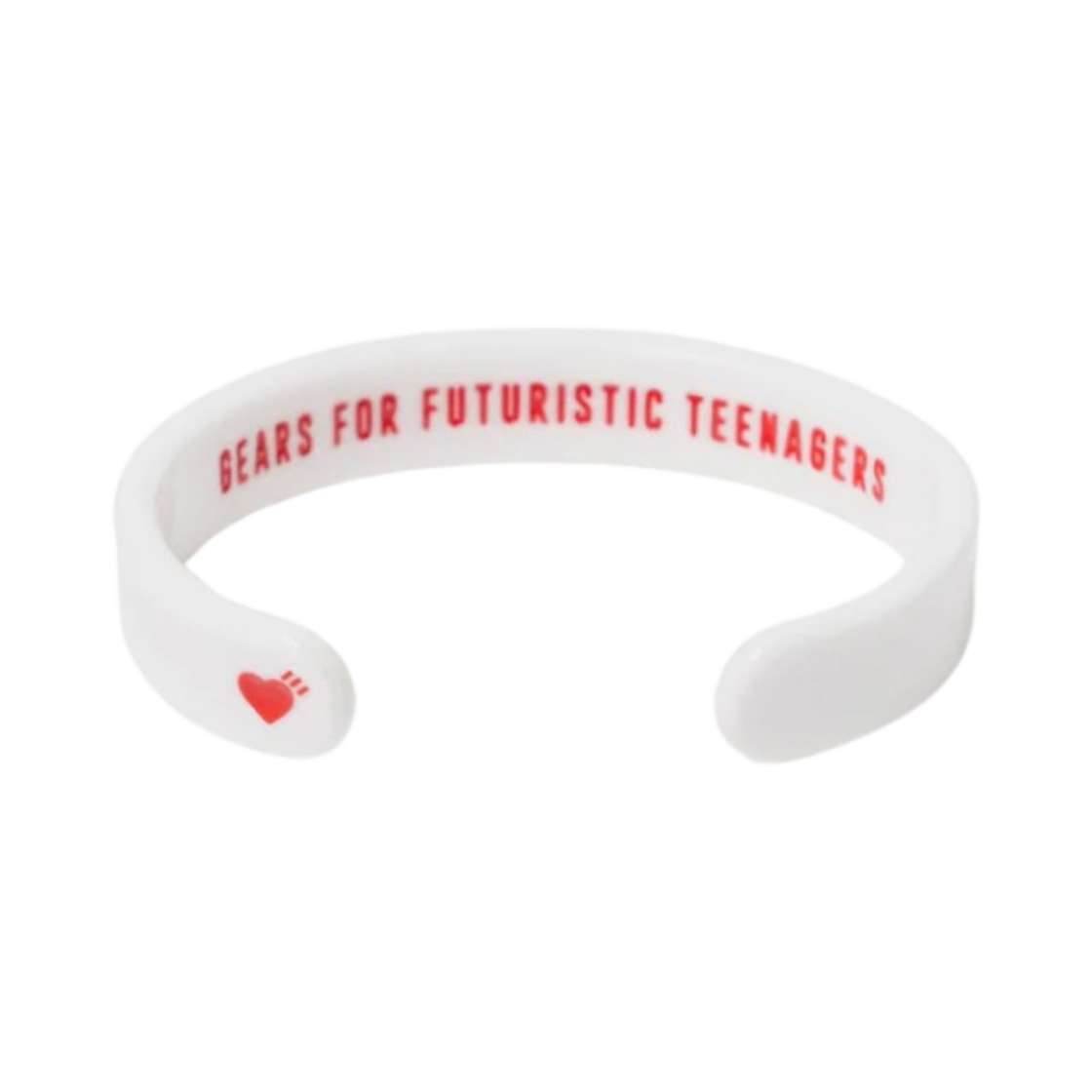 휴먼 메이드 아크릴 뱅글 #2 화이트(Human Made Acrylic Bangle #2 White) - 2