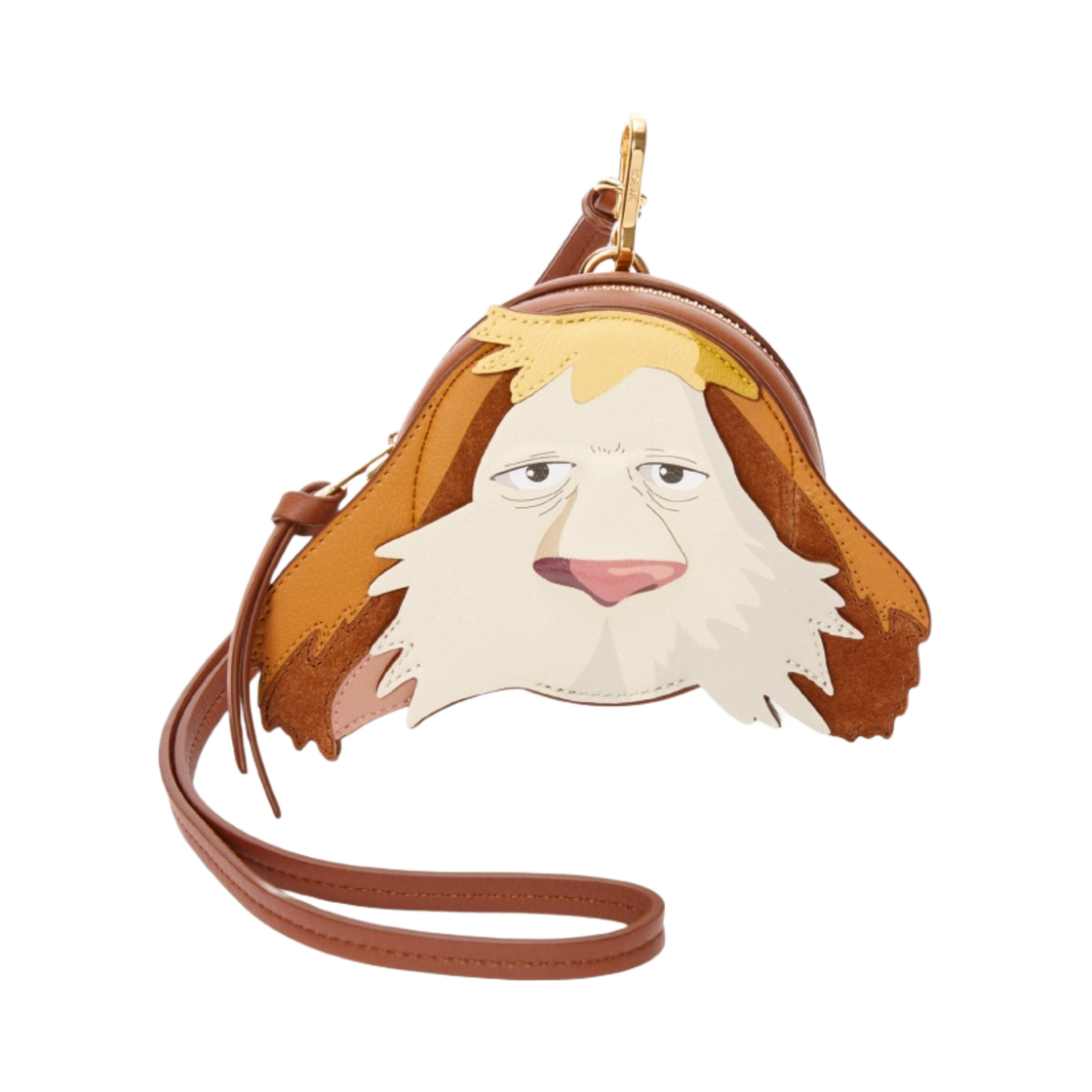 로에베 x 하울의 움직이는 성 힌 쿠키 파우치 클래식 카프스킨 러스트(Loewe x Howl's Moving Castle Heen Cookie Pouch in Classic Calfskin Rust) - 1