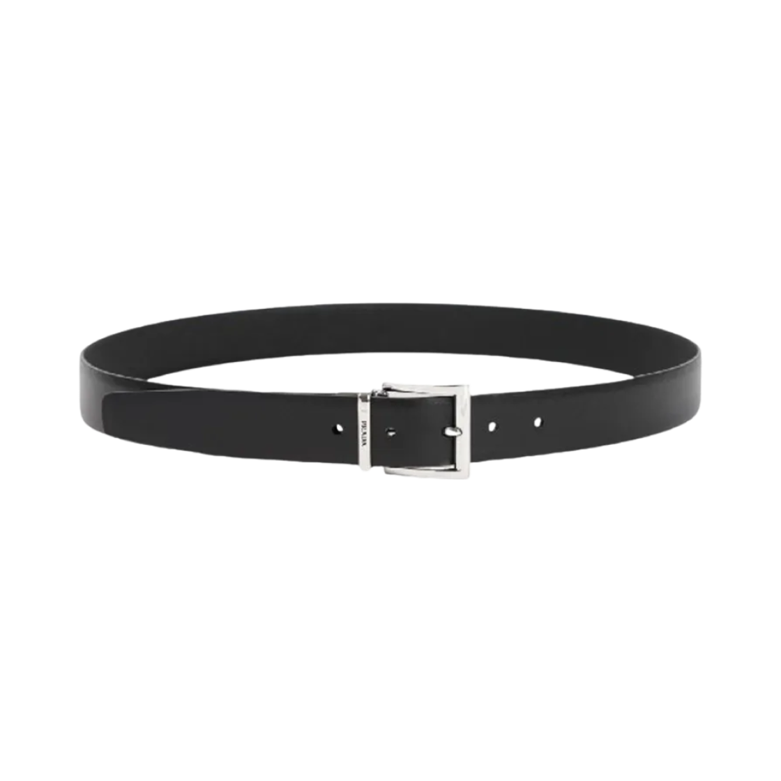 2CC004-2AJ9-F0002 Prada Saffiano Leather Reversible Belt Black