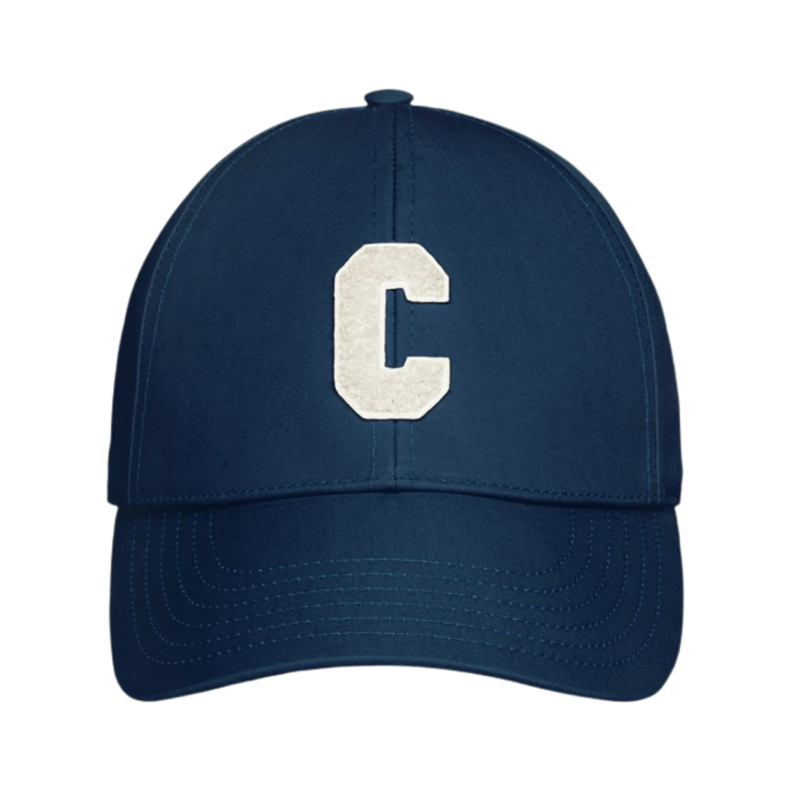 (W) 셀린느 코튼 이니셜 베이스볼 캡 마린((W) Celine Initial Baseball Cap in Cotton Marine) - 1