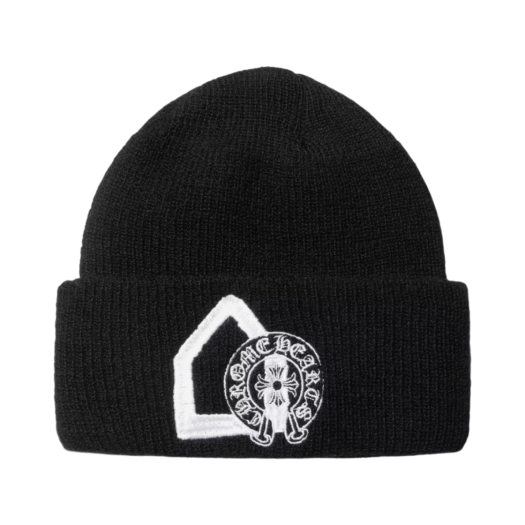 크롬하츠 울 비니 블랙 화이트 | Chrome Hearts | KREAM