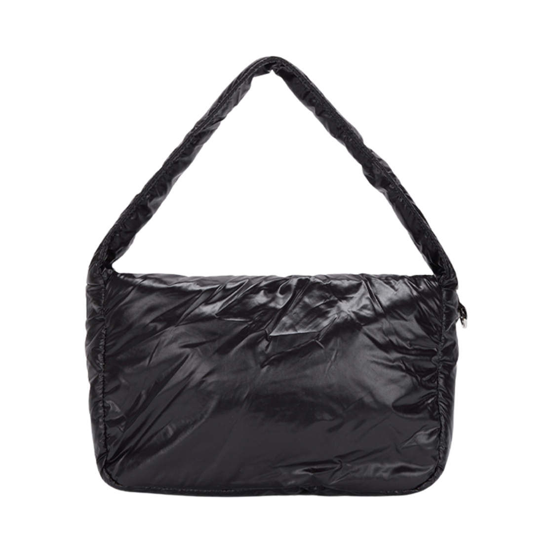 마뗑킴 로고 스티치 패딩 이지 백 블랙(Matin Kim Logo Stitch Padding Easy Bag Black) - 2