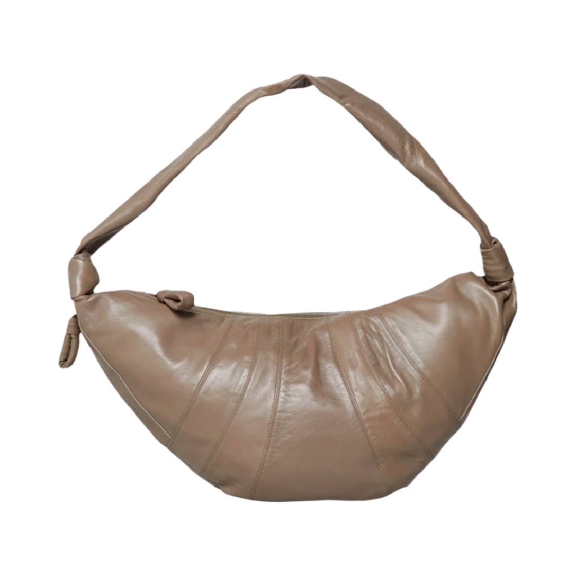 르메르 스몰 크루아상 백 소프트 나파 레더 콘크리트 그레이