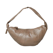 Lemaire Small Croissant Bag Soft Nappa Leather Concrete Grey