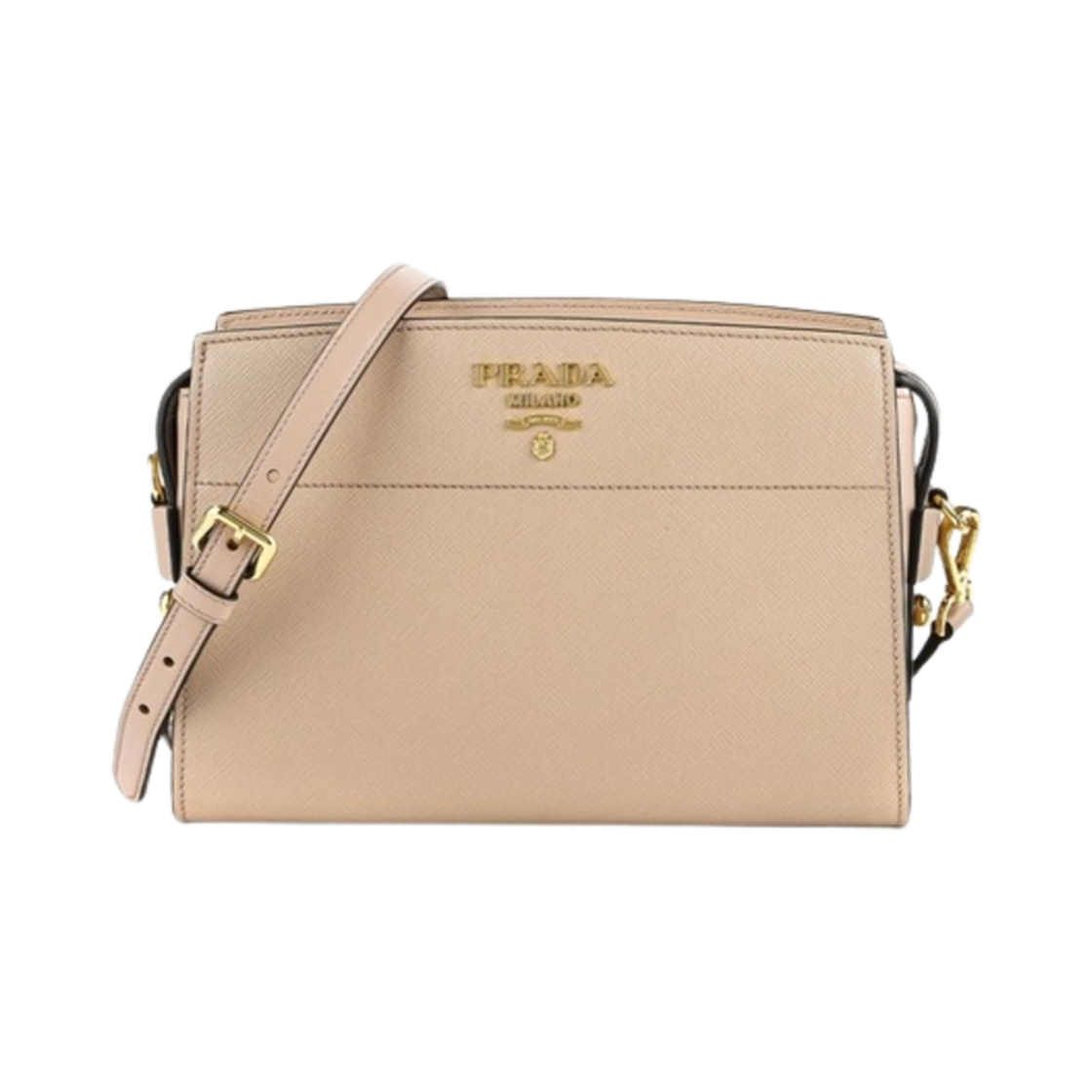 1BH104-2EDV-F0236 Prada Saffiano Leather Crossbody Bag Cipria
