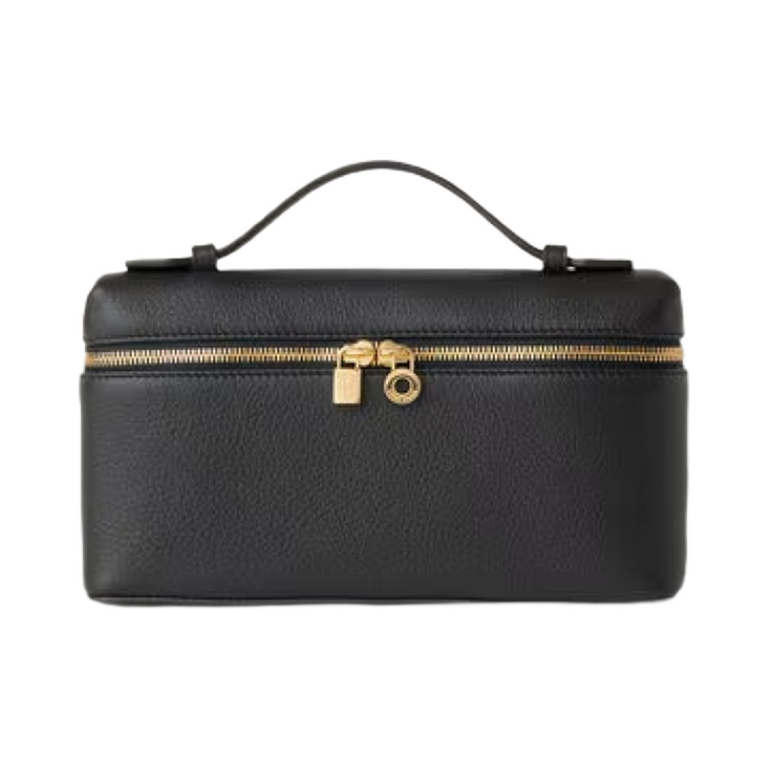 FAN4045-8000/804L (W) Loro Piana Extra Pocket Pouch L19 in Grained Calfskin Black