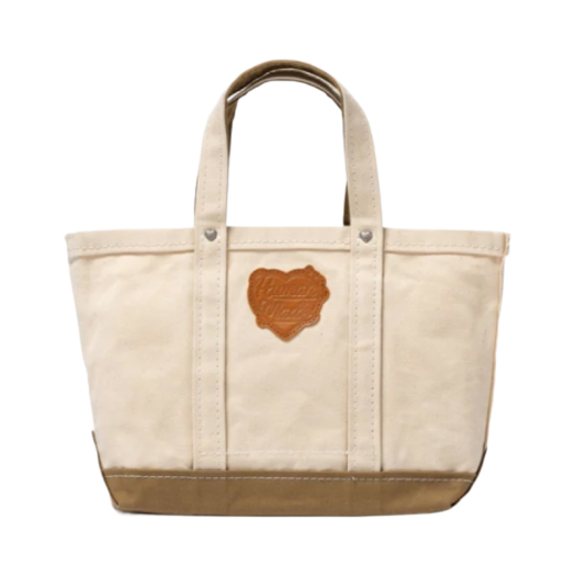 Human Made Heavy Canvas Tote Small Beige