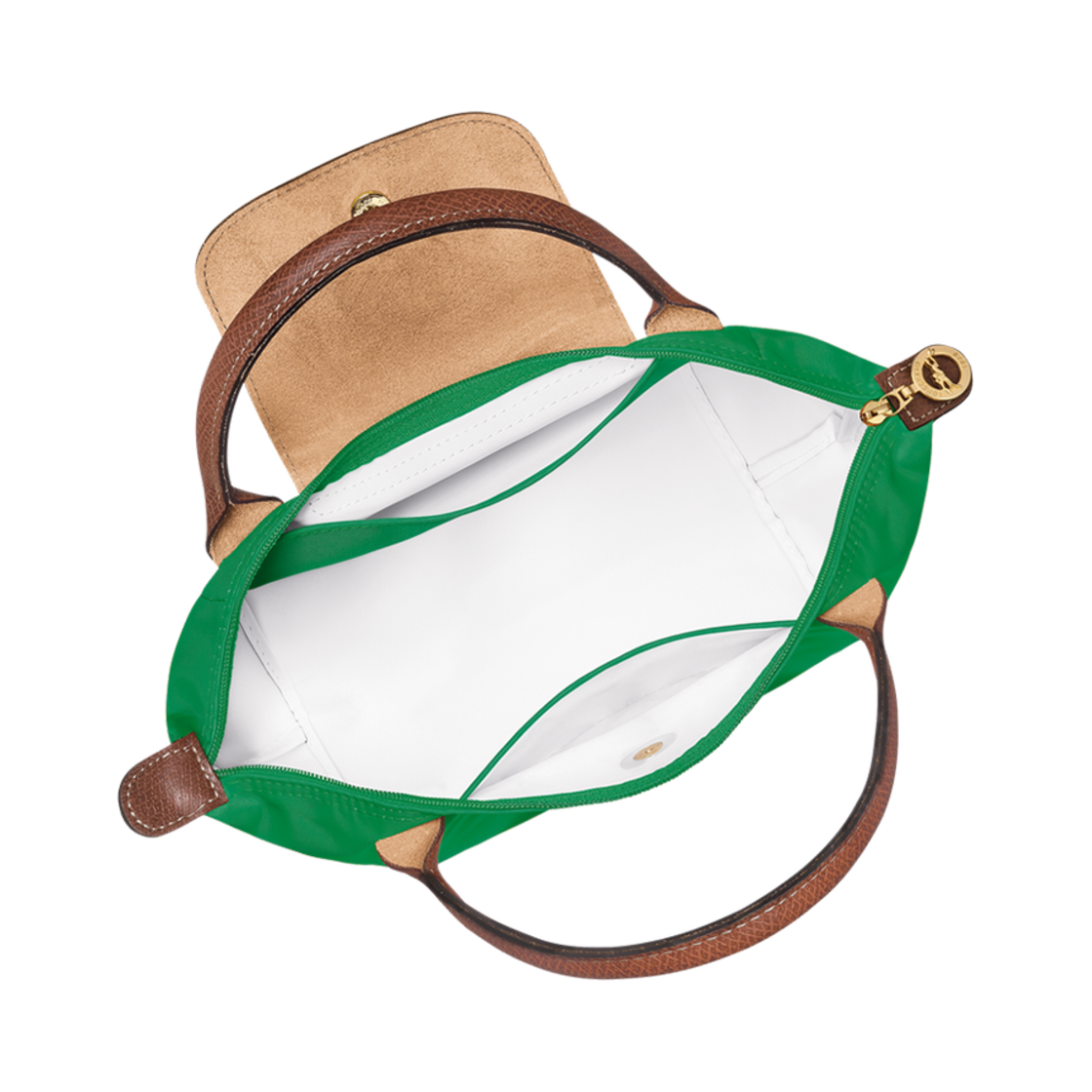 롱샴 르 플리아쥬 오리지널 핸드백 S그린(Longchamp Le Pliage Original Handbag S Green) - 3