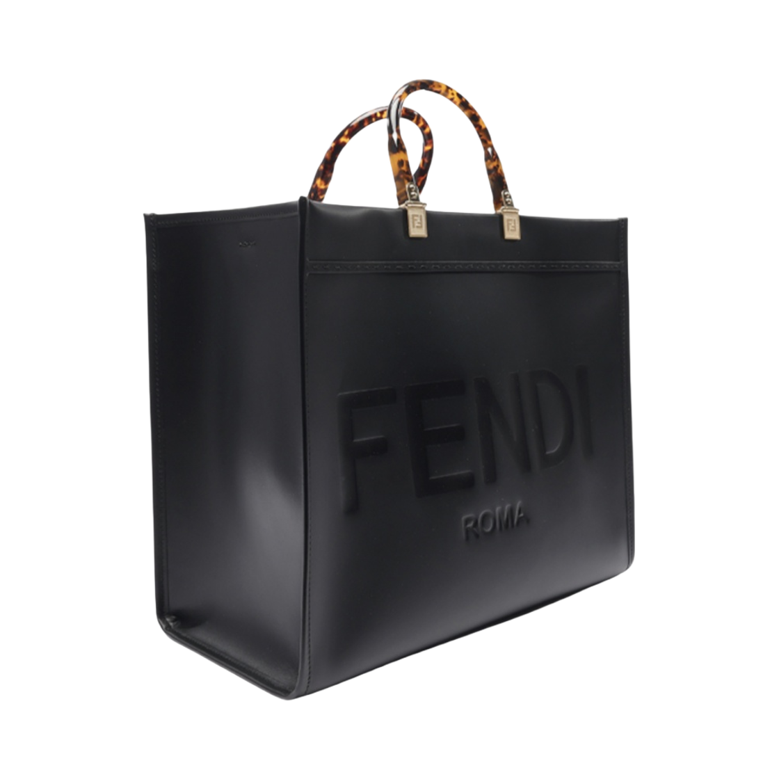 펜디 선샤인 라지 레더 쇼퍼 블랙(Fendi Sunshine Large Leather Shopper Black) - 2