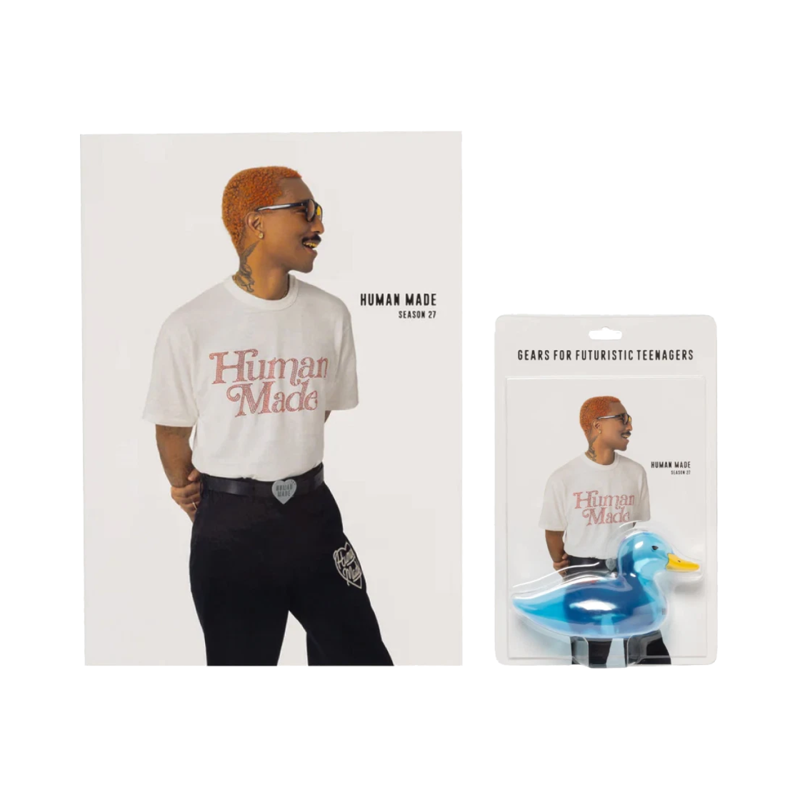 휴먼 메이드 북 포 퓨처리스틱 틴에이저 시즌 27 (블루 러버 덕 포함)(Human Made Book for Futuristic Teenagers Season 27 (With Blue Rubber Duck))