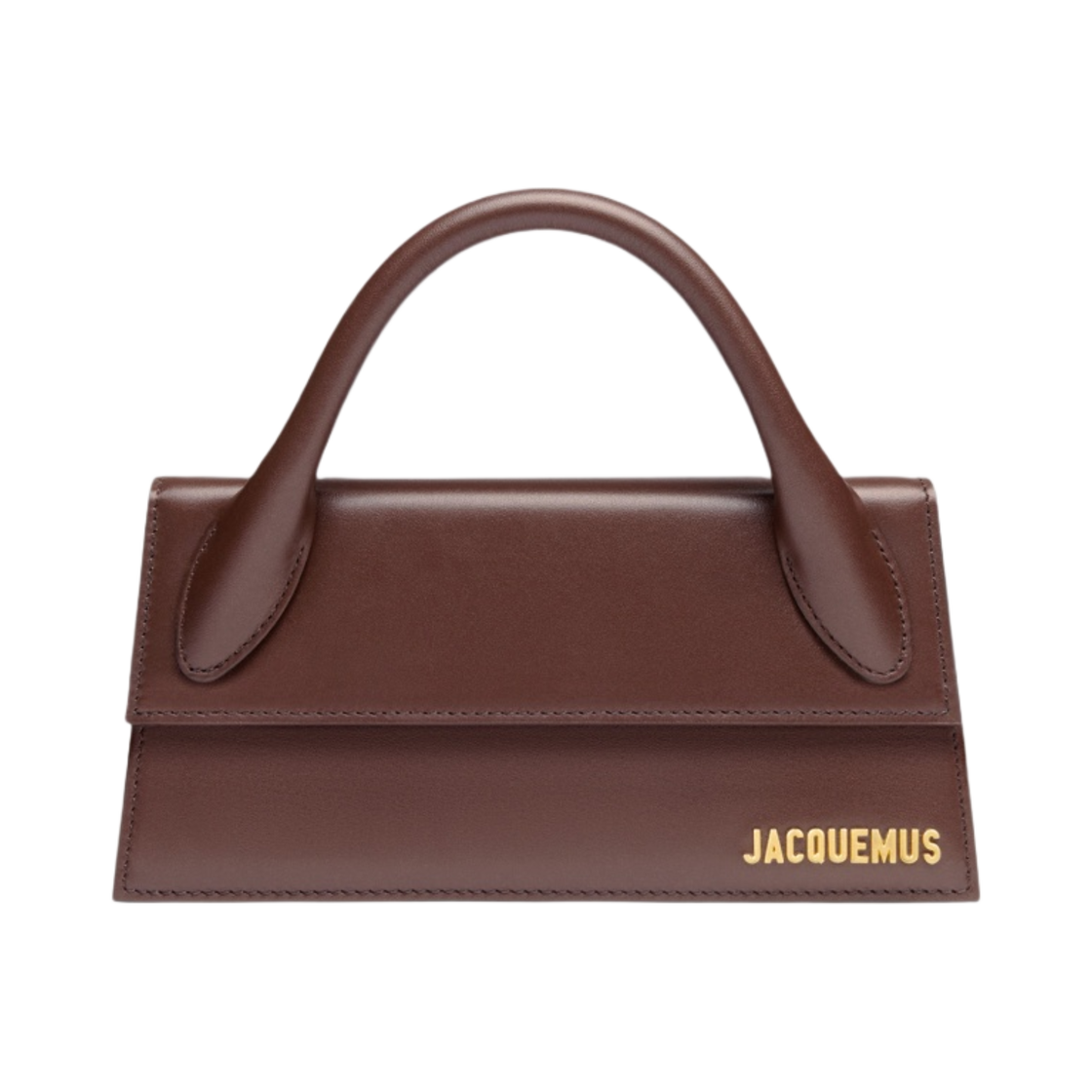 자크뮈스 르 치키토 롱 레더 핸드백 미드나잇 브라운(Jacquemus Le Chiquito Long Leather Handbag Midnight Brown) - 1