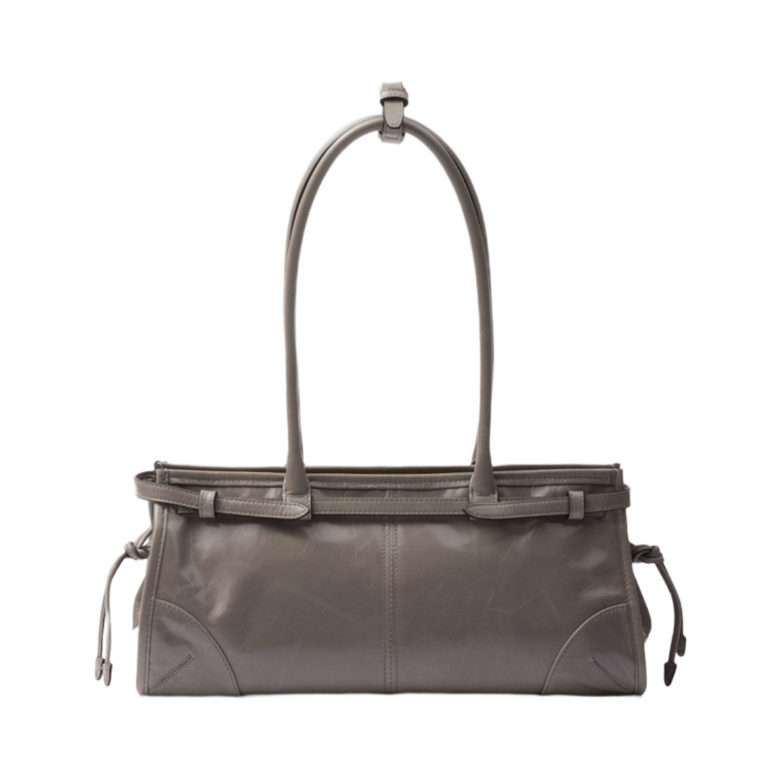 프라다 미디움 레더 핸드백 퓨터(Prada Medium Leather Handbag Pewter) - 3