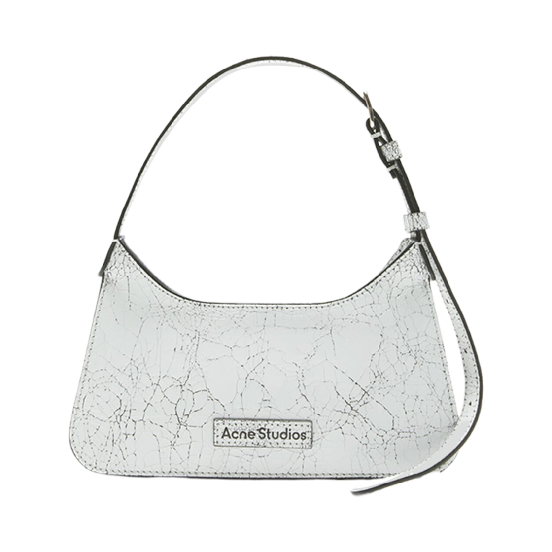 A10349-100 Acne Studios Platt Micro Shoulder Bag White