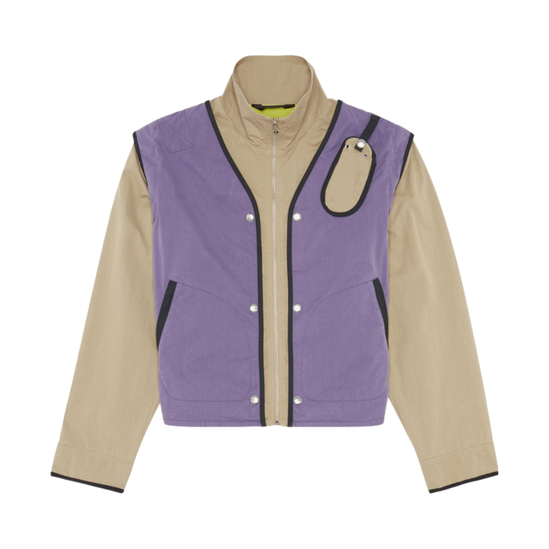 디젤 J-오렌 컨버터블 캔버스 자켓 베이지 바이올렛(Diesel J-Ohlen Convertible Canvas Jacket Beige Violet) - 1