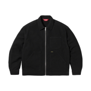 Supreme Moleskin Work Jacket Black - 23FW