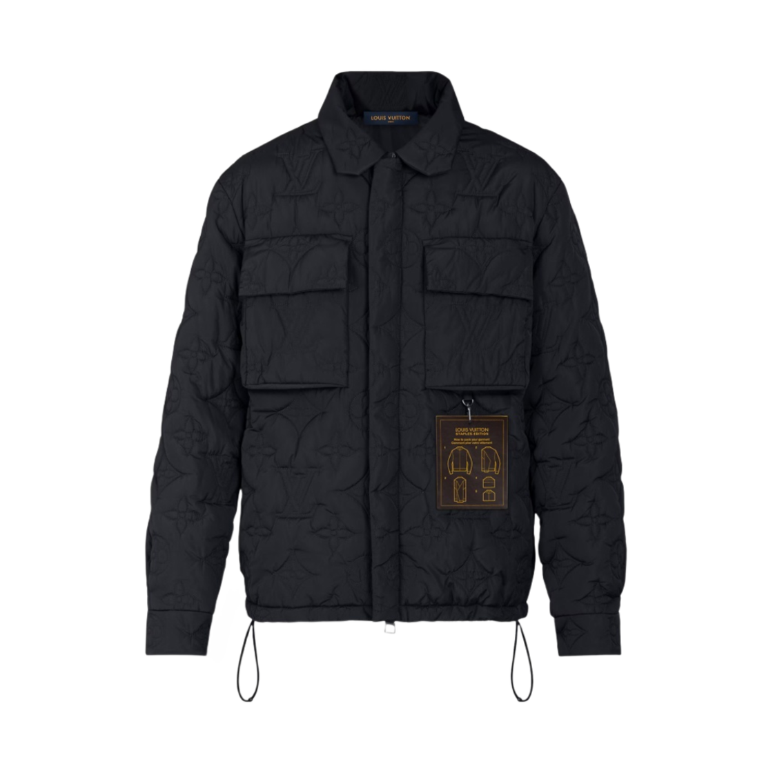 - Louis Vuitton Monogram Light Padded Blouson Blue