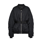Prada Re-Nylon Bomber Jacket Black