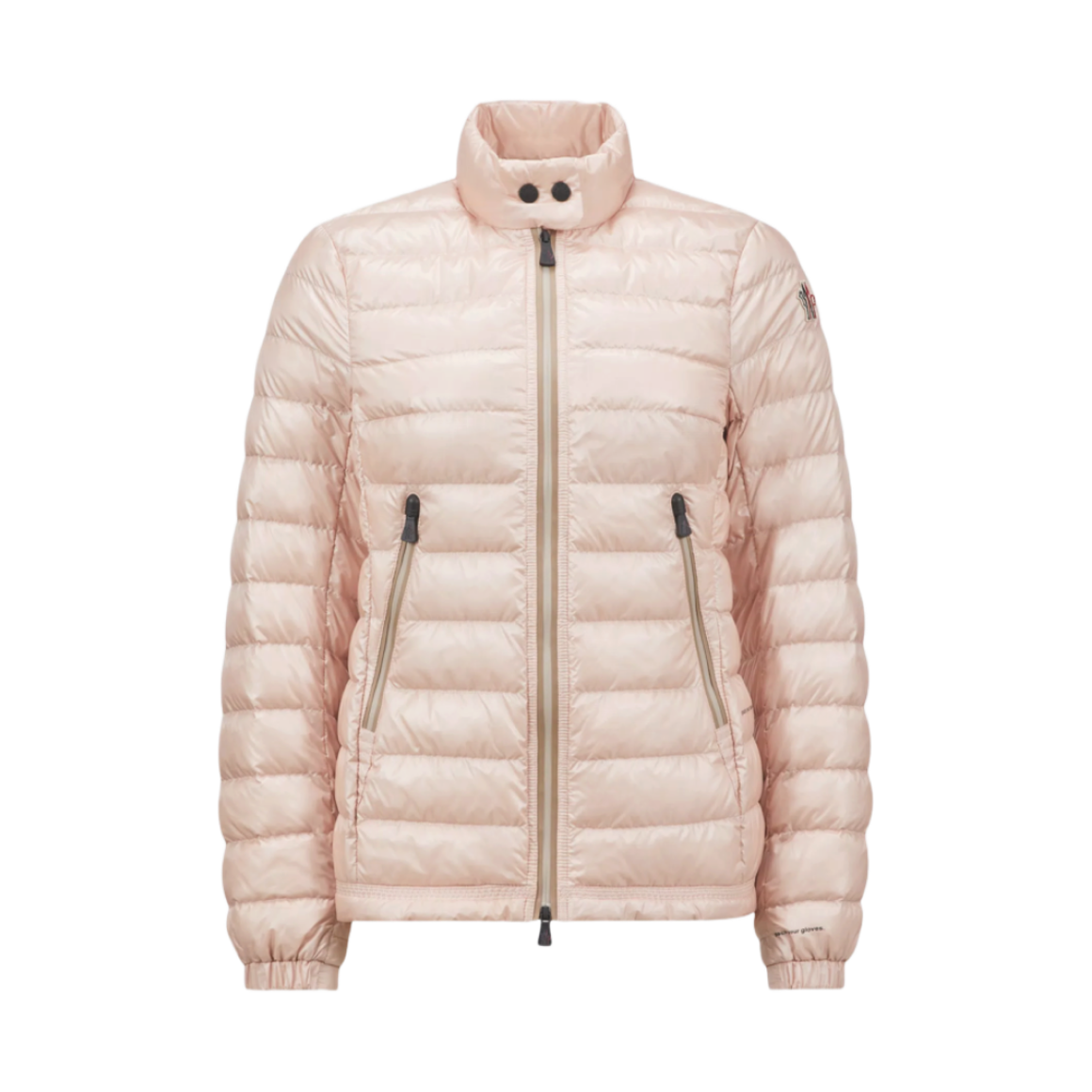 J2-098-1A00021-539YL-51K (W) Moncler Walibi Short Down Jacket Light Pink - 24FW