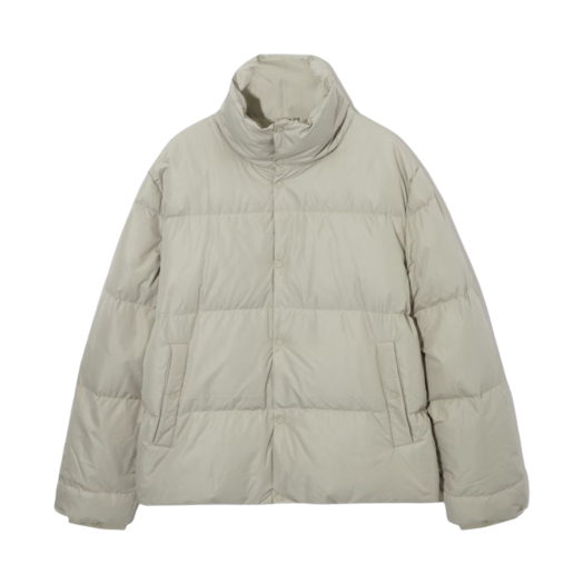 1003314004 COS Short Puffer Jacket Light Grey