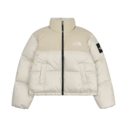 (W) The North Face White Label Novelty Nuptse Down Jacket Cream