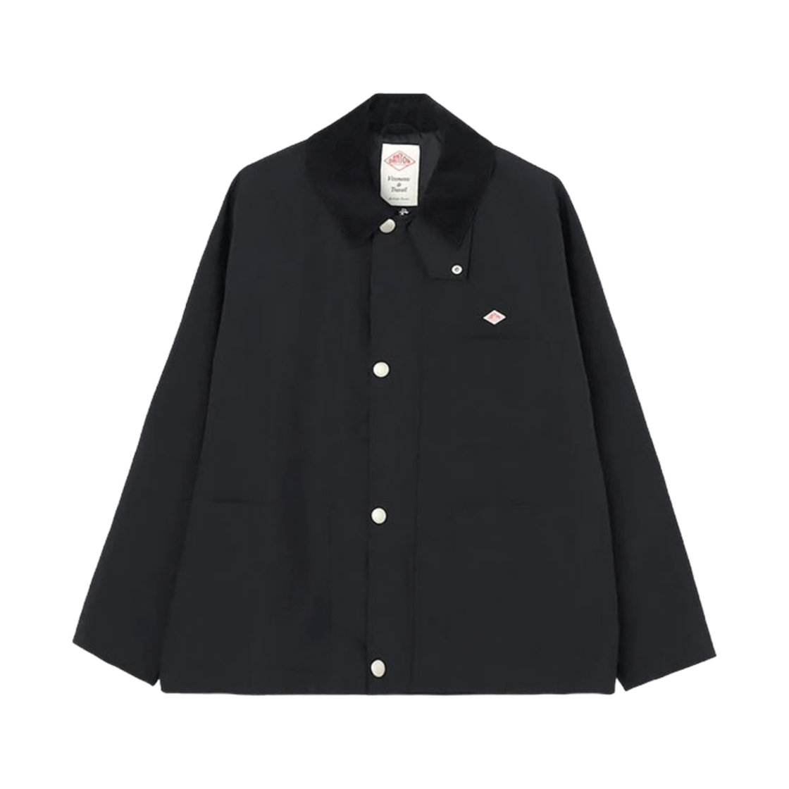 단톤 나일론 태피터 워크 자켓 블랙(Danton Nylon Taffeta Work Jacket Black)