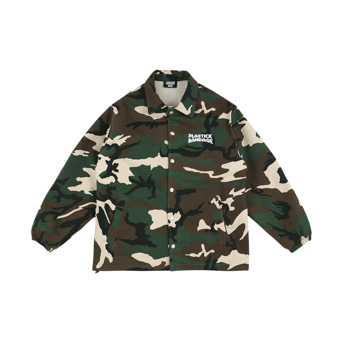 플라스틱 밴디지 PB 로고 윈터 코치 자켓 카모(Plastick Bandage PB Logo Winter Coache Jacket Camo)