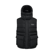 Duvetica Bixio Hooded Safari Heavyweight Vest Black