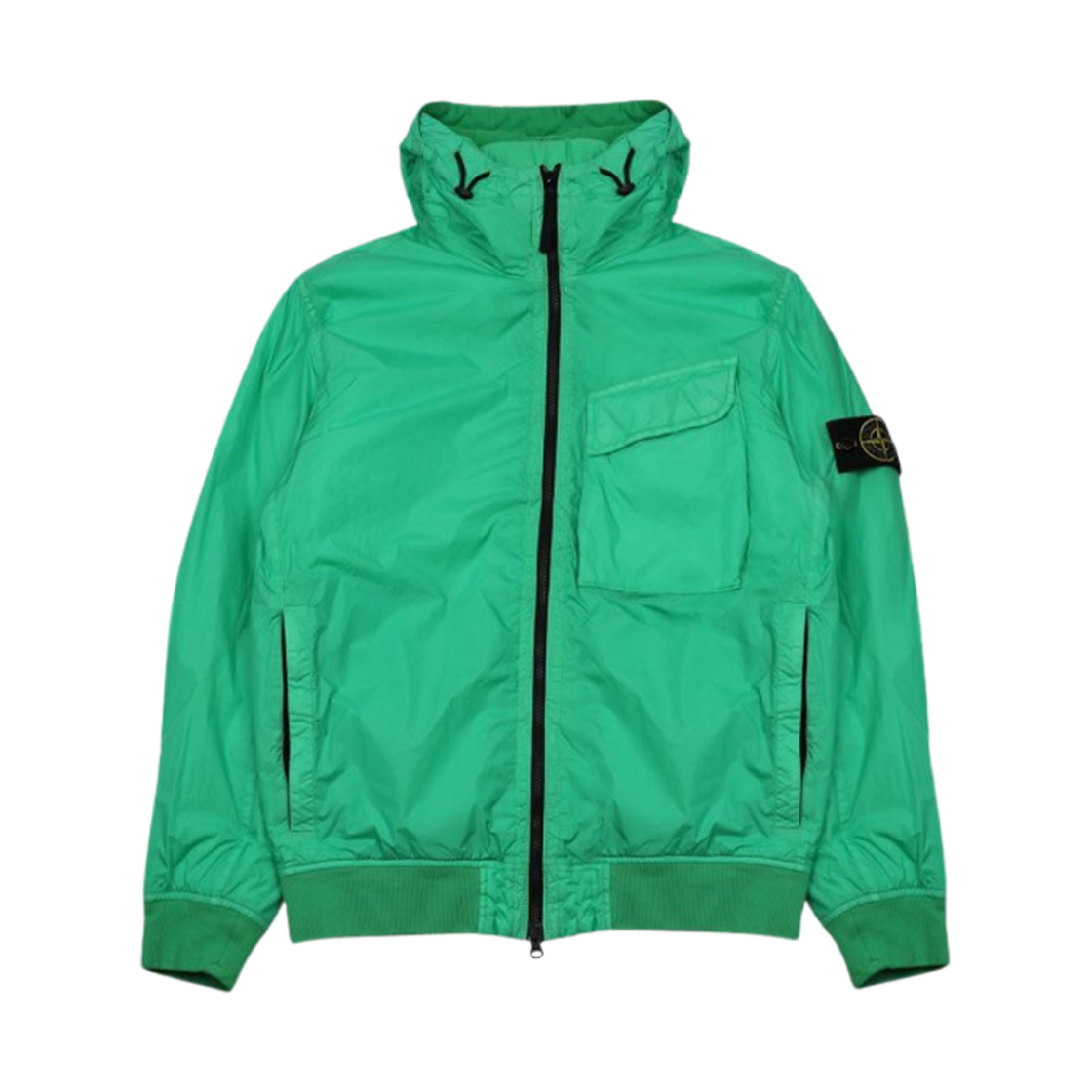 771540723-V0052 Stone Island 40723 Crinkle Reps Hooded Jacket Light Green - 22FW