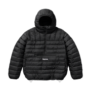 Supreme Micro Down Half Zip Hooded Pullover Black - 23FW