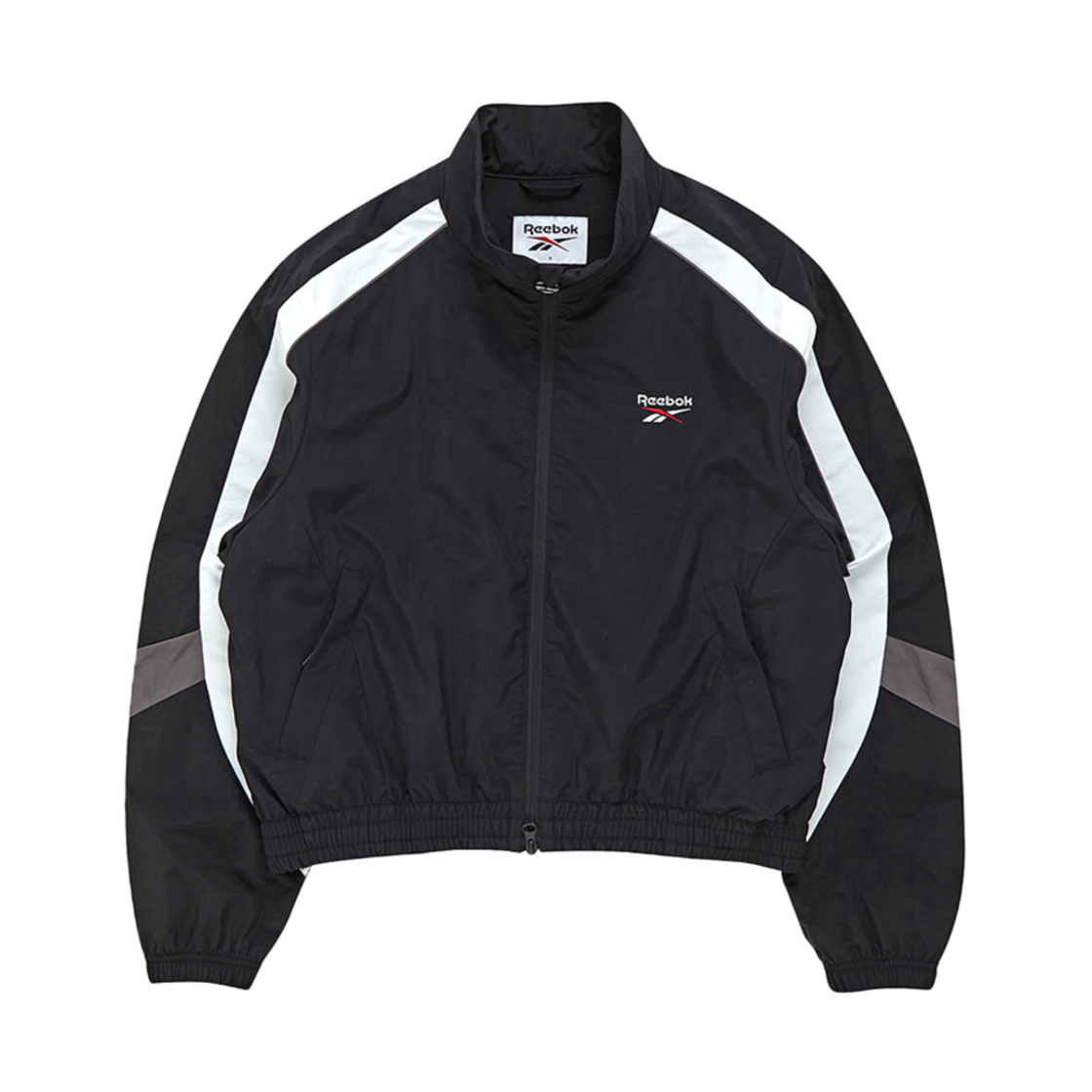 리복 레전드 웜업 크롭 윈드 브레이커 W 블랙