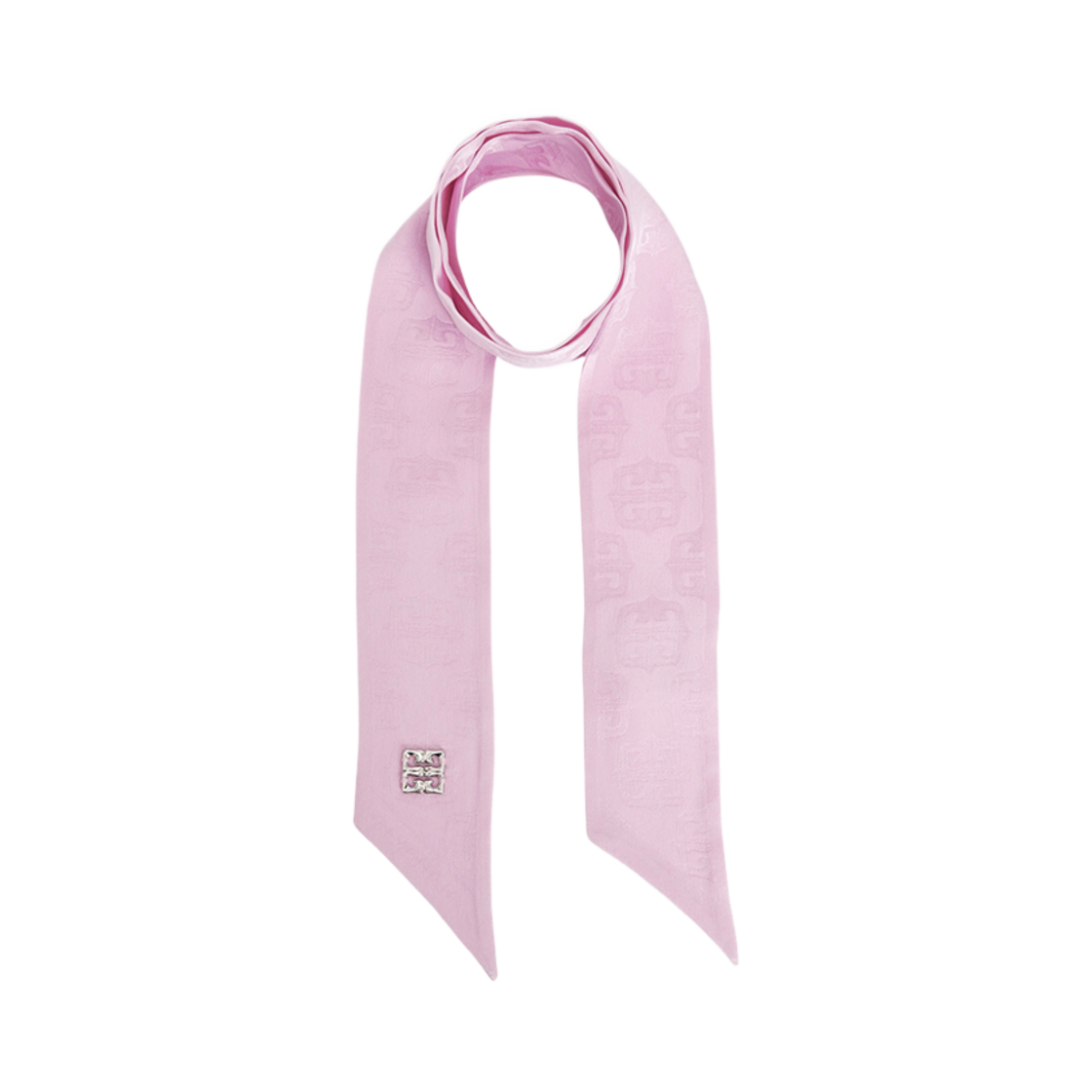 (W) 지방시 4G 실크 스카프 핑크((W) Givenchy 4G Silk Scarf Pink)