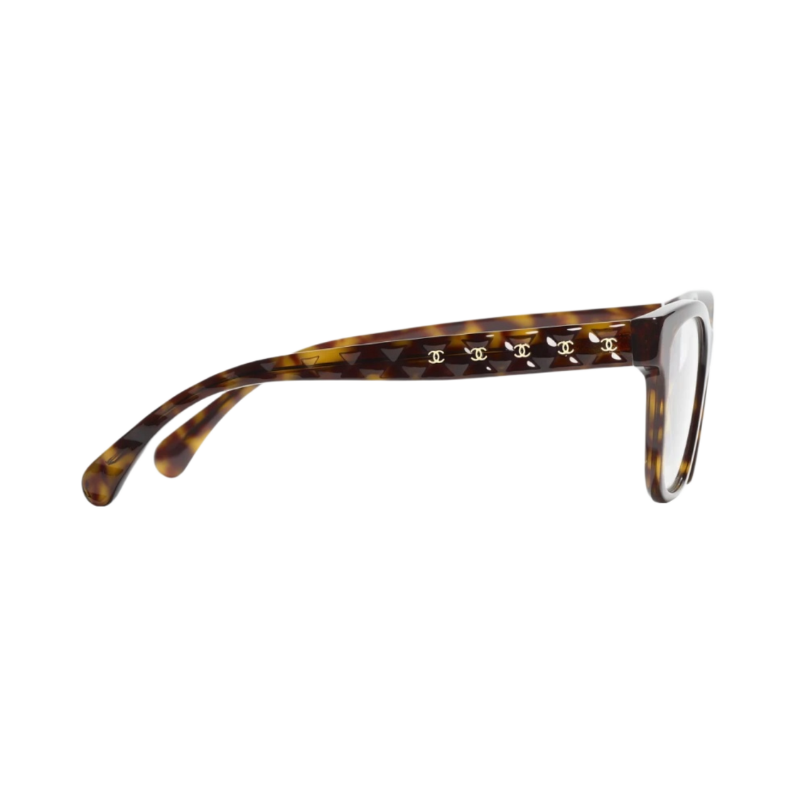 샤넬 스퀘어 프레임 아세테이트 & 다크 톨토이즈(Chanel Square Eyeglasses Acetate & Dark Tortoise) - 3