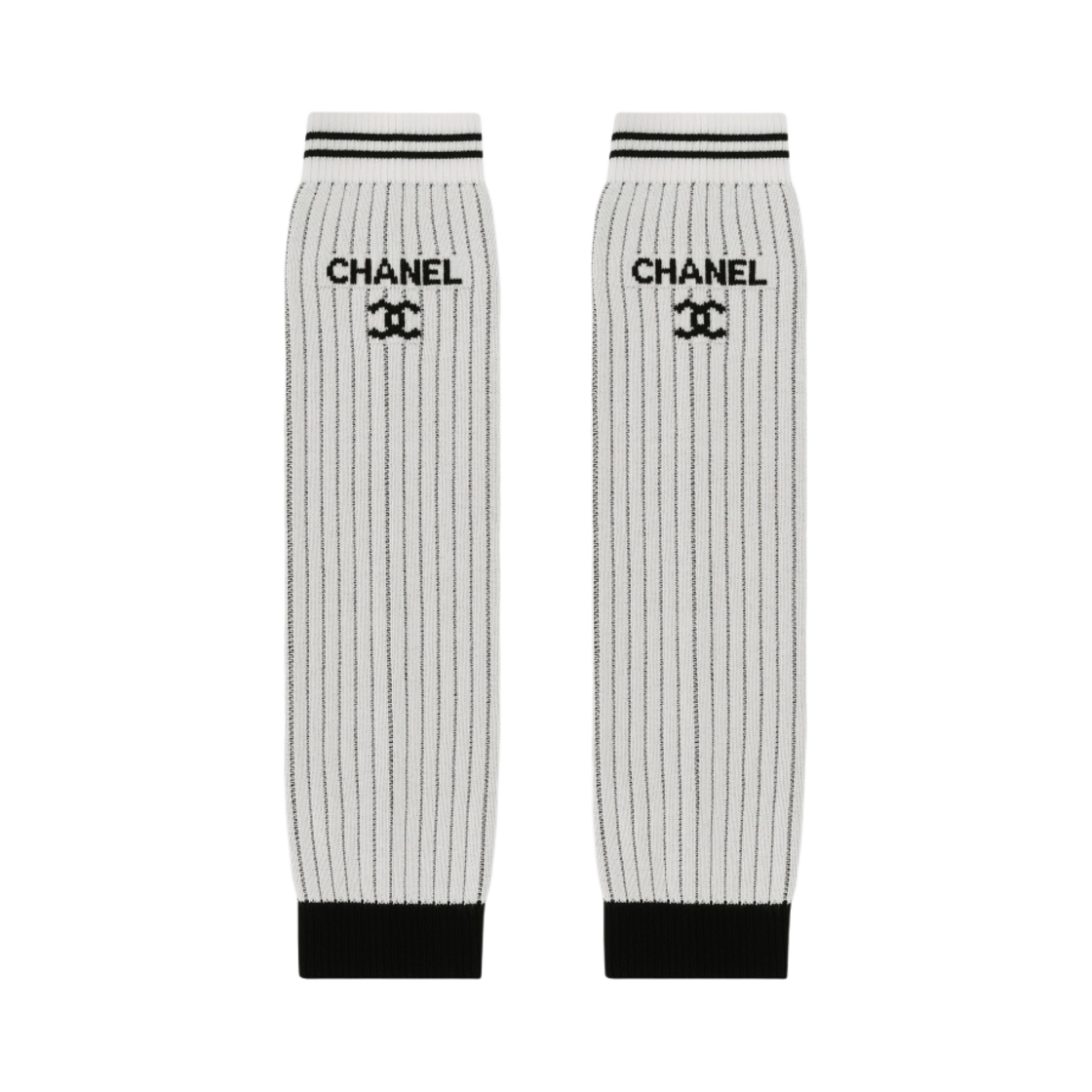 (W) 샤넬 게이터 믹스드 파이버 & 화이트 블랙
