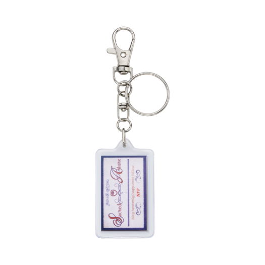25SSSKRHPNWHFF Nff Happiness Keyring White