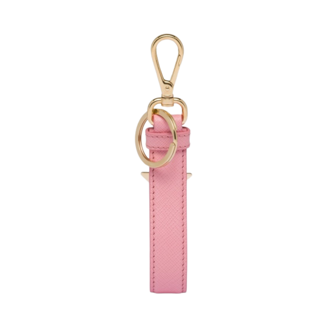 프라다 사피아노 레더 키체인 페탈 핑크(Prada Saffiano Leather Keychain Petal Pink) - 2