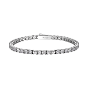 Scudo New Tennis Asscher Cut 3mm Bracelet